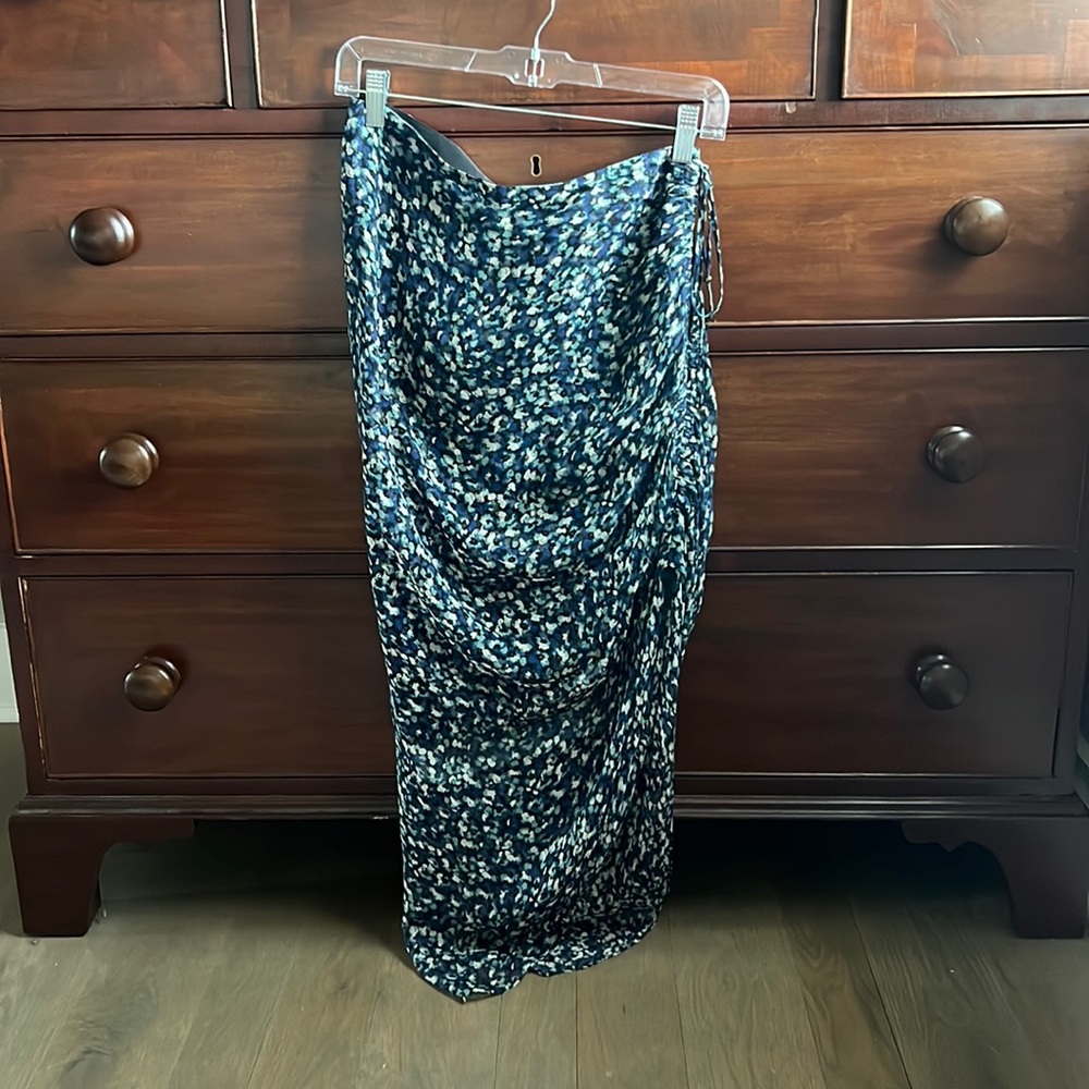 Veronica Beard floral midi skirt